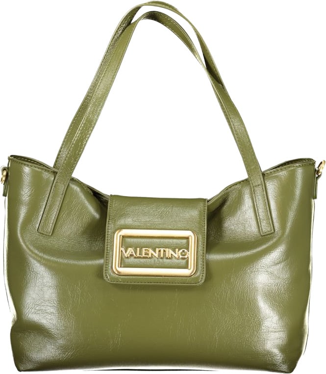 Valentino by Mario Valentino Mario Valentino Verde Polyurethane Women's Bag with Adjustable Strap Zwart
