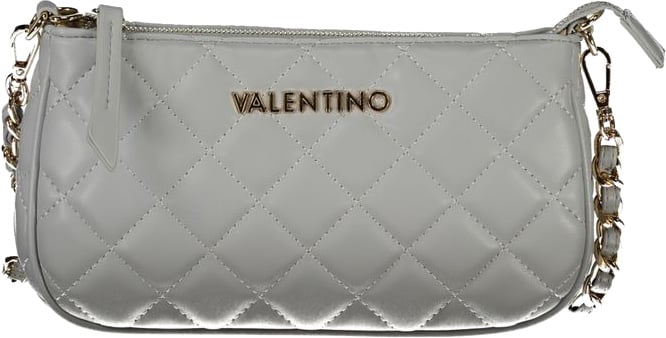 Valentino by Mario Valentino Mario Valentino Gray Polyethylene Women Handbag Zwart