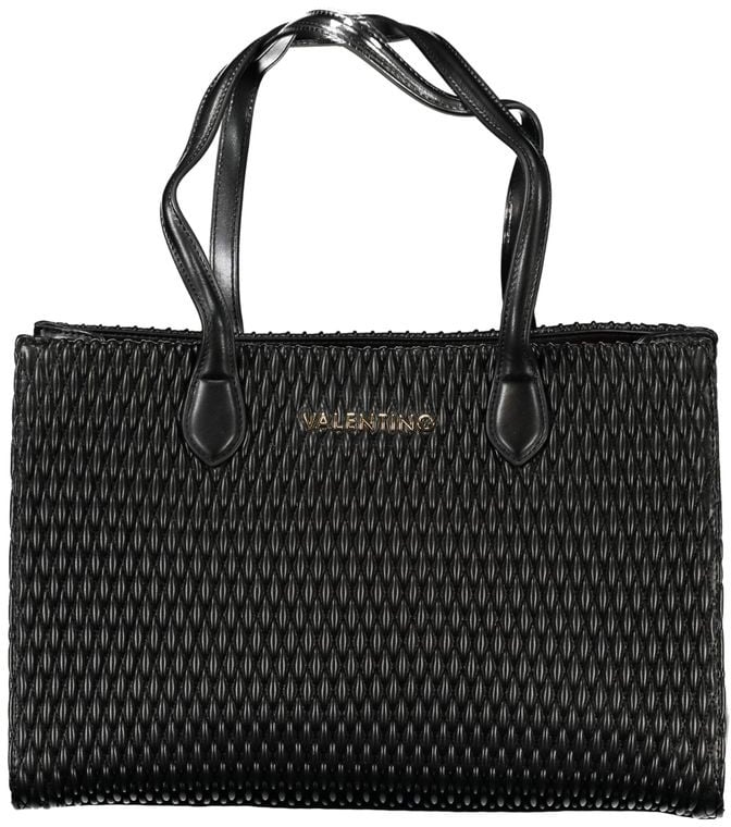 Valentino by Mario Valentino Mario Valentino Nero Polyurethane Womens Bag Zwart