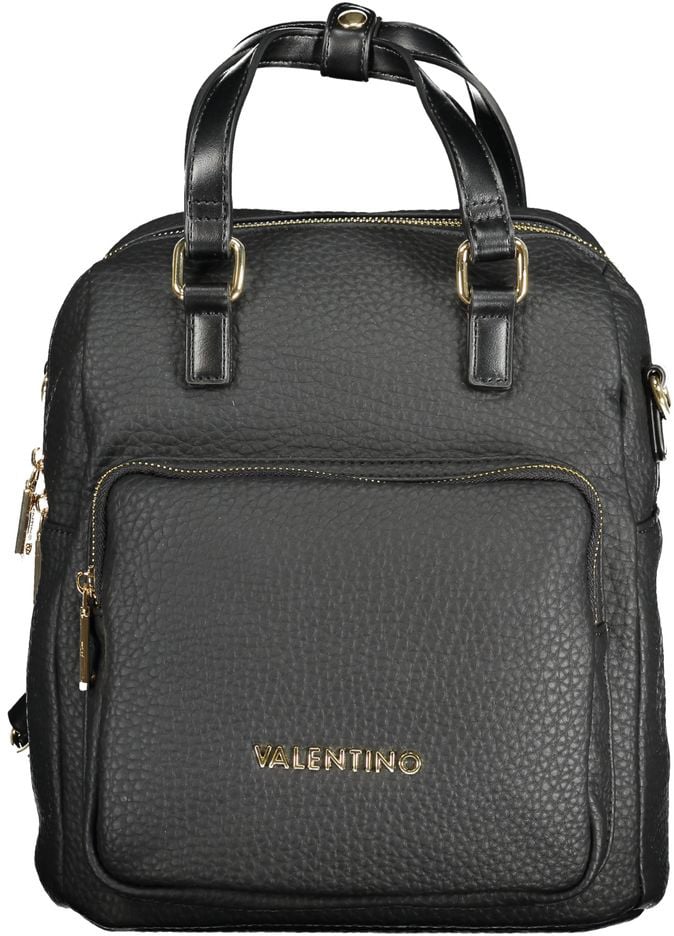 Valentino by Mario Valentino Mario Valentino Nero Poliuretano Women Backpack Zwart