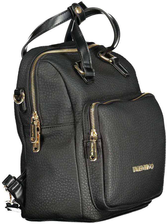 Valentino by Mario Valentino Mario Valentino Nero Poliuretano Women Backpack Zwart