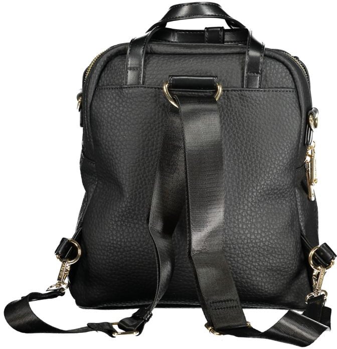 Valentino by Mario Valentino Mario Valentino Nero Poliuretano Women Backpack Zwart