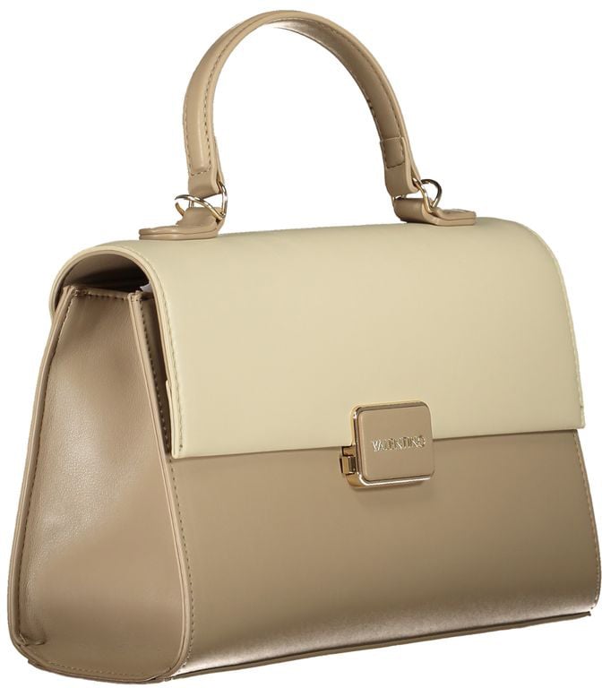 Valentino by Mario Valentino Mario Valentino Beige Polyurethane Women's Bag Rood