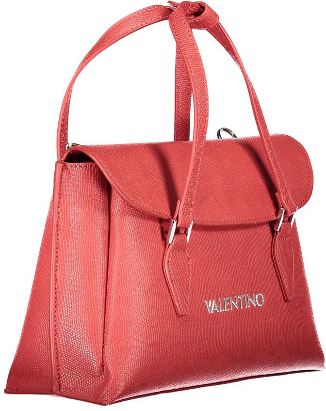 Valentino by Mario Valentino Mario Valentino Red Polyurethane Women Handbag Zwart