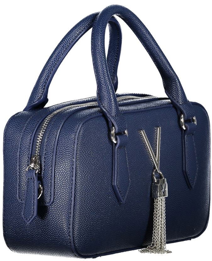 Valentino by Mario Valentino Mario Valentino Blue Polyurethane Women's Bag Blauw
