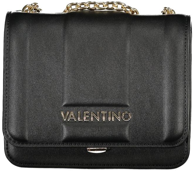 Valentino by Mario Valentino Mario Valentino Nero Polyurethane Women Shoulder Bag Zwart
