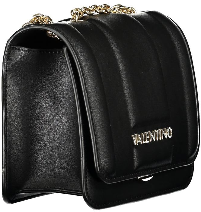 Valentino by Mario Valentino Mario Valentino Nero Polyurethane Women Shoulder Bag Zwart