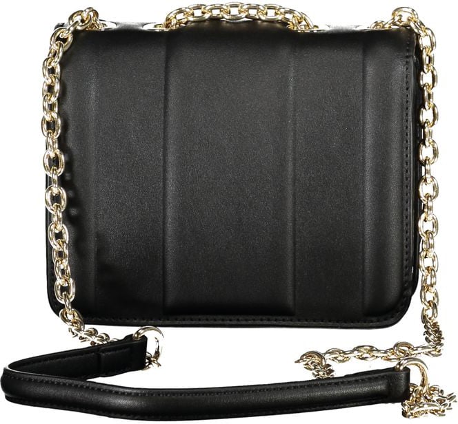 Valentino by Mario Valentino Mario Valentino Nero Polyurethane Women Shoulder Bag Zwart