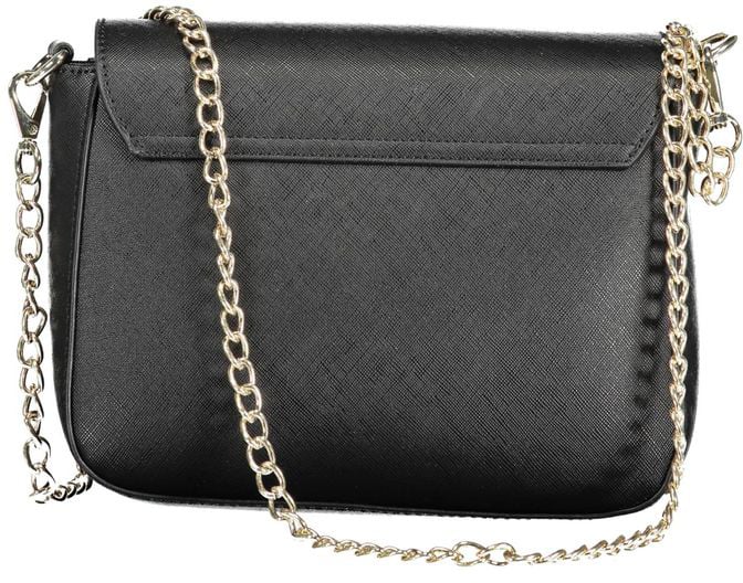 Valentino by Mario Valentino Mario Valentino Nero Polyurethane Women Handbag Zwart
