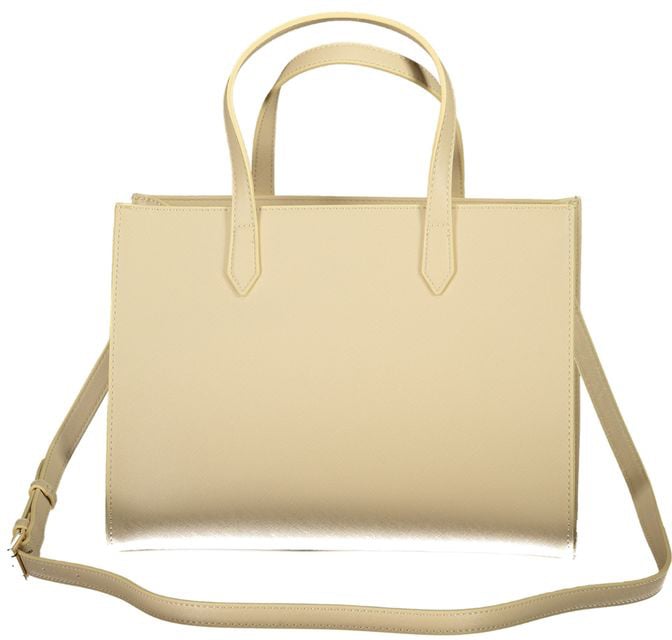 Valentino by Mario Valentino Mario Valentino Beige Polyurethane Women's Bag Blauw