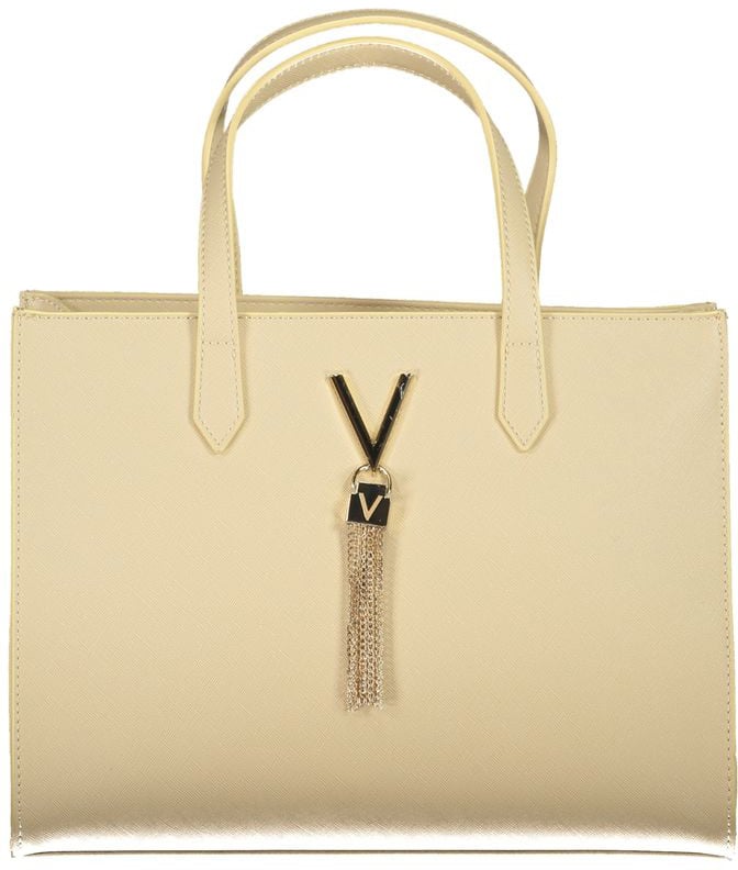 Valentino by Mario Valentino Mario Valentino Beige Polyurethane Women's Bag Blauw