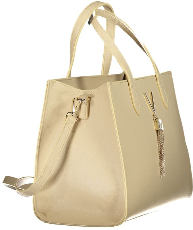 Valentino by Mario Valentino Mario Valentino Beige Polyurethane Women's Bag Blauw