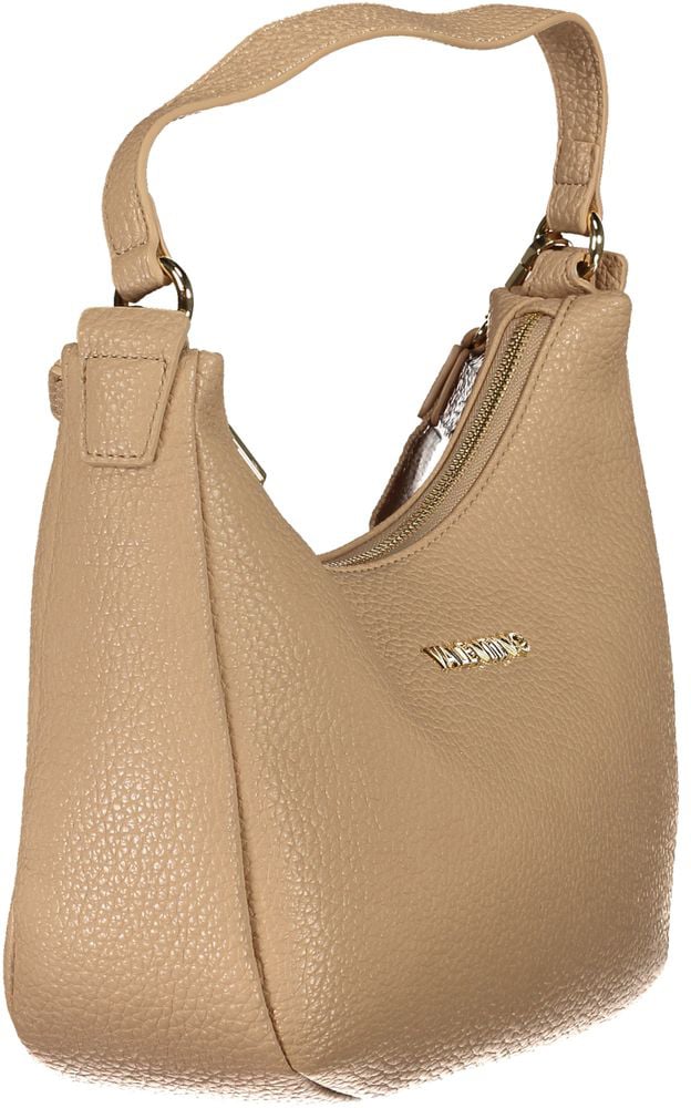 Valentino by Mario Valentino Mario Valentino Beige Polyurethane Women Shoulder Bag Zwart