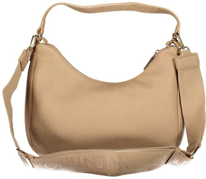 Valentino by Mario Valentino Mario Valentino Beige Polyurethane Women Shoulder Bag Zwart