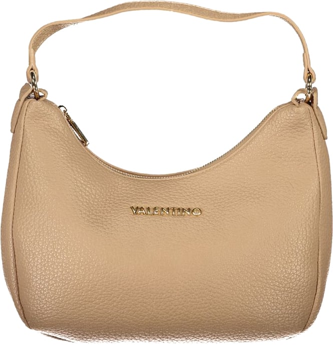 Valentino by Mario Valentino Mario Valentino Beige Polyurethane Women Shoulder Bag Zwart