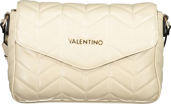 Valentino by Mario Valentino Mario Valentino Beige Polyurethane Women Shoulder Bag Zwart
