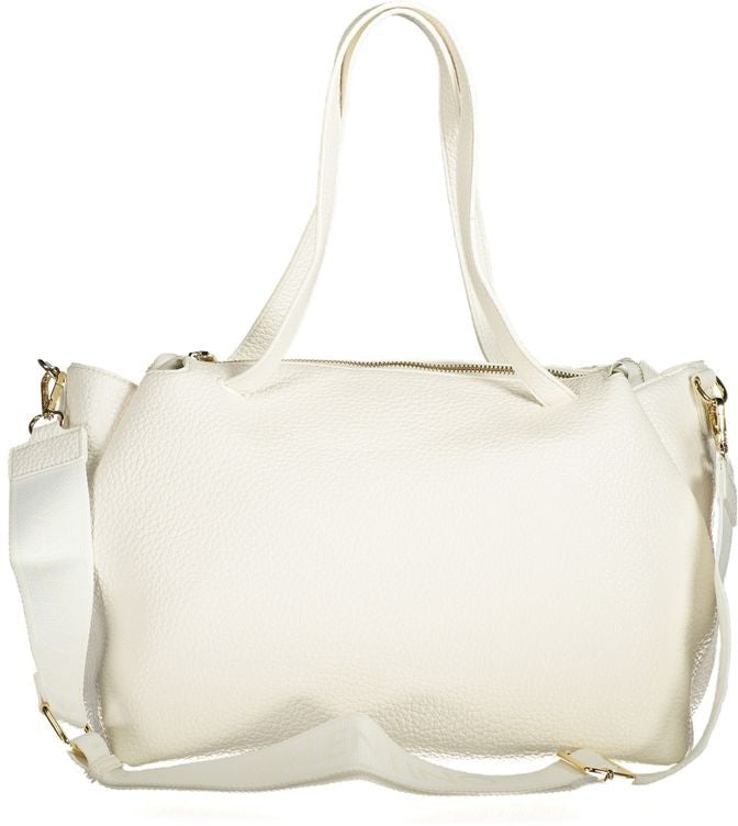Valentino by Mario Valentino Mario Valentino Bianco Polyurethane Women's Bag with Handles and Internal Pocket Wit