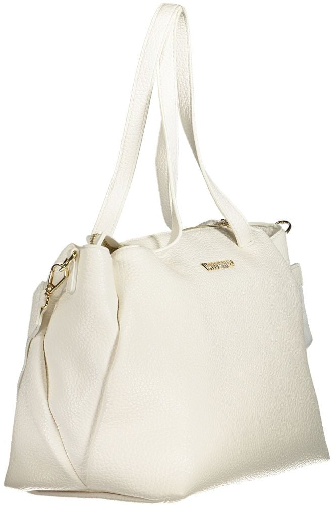 Valentino by Mario Valentino Mario Valentino Bianco Polyurethane Women's Bag with Handles and Internal Pocket Wit