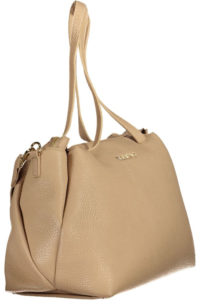 Valentino by Mario Valentino Mario Valentino Beige Polyurethane Women's Bag with Adjustable Shoulder Strap Groen