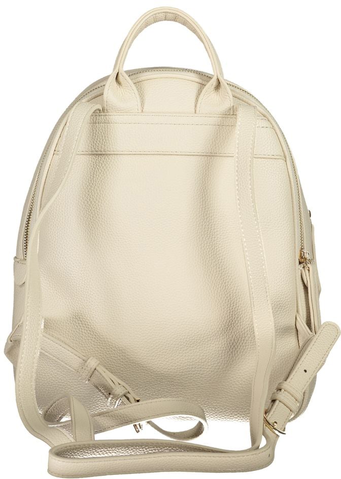 Valentino by Mario Valentino Mario Valentino Beige Polyurethane Women Backpack Beige