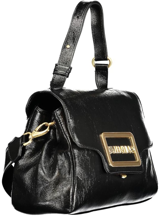Valentino by Mario Valentino Mario Valentino Nero Polyurethane Women Handbag Zwart