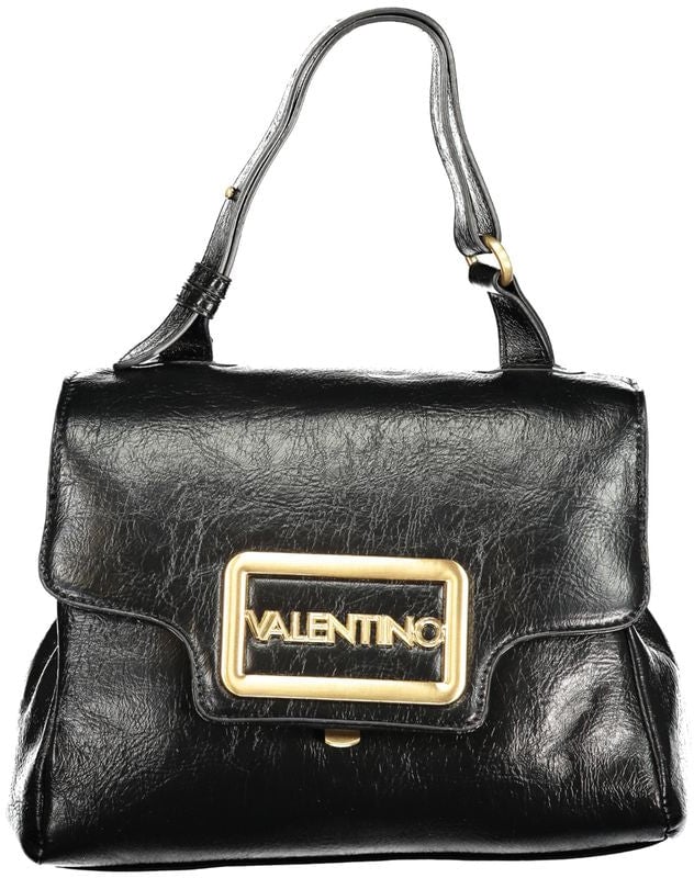 Valentino by Mario Valentino Mario Valentino Nero Polyurethane Women Handbag Zwart