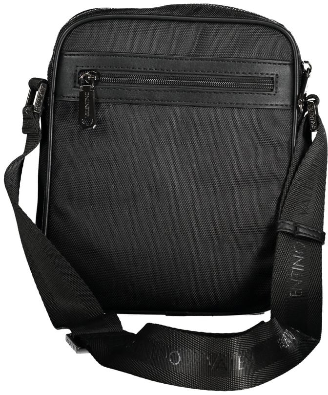 Valentino by Mario Valentino Mario Valentino Black Fabric Men's Shoulder Bag Zwart