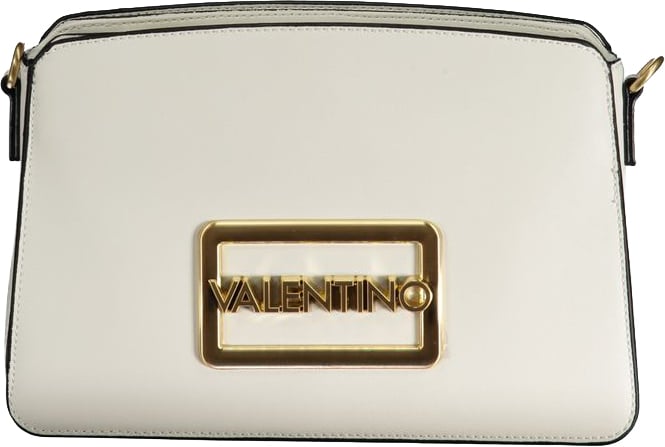Valentino by Mario Valentino Mario Valentino Bianco Polyurethane Women Handbag Zwart