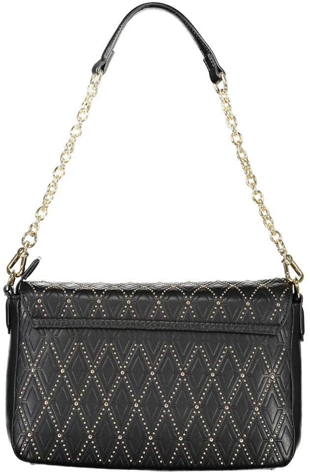 Valentino by Mario Valentino Mario Valentino Nero Polyurethane Women Handbag Zwart