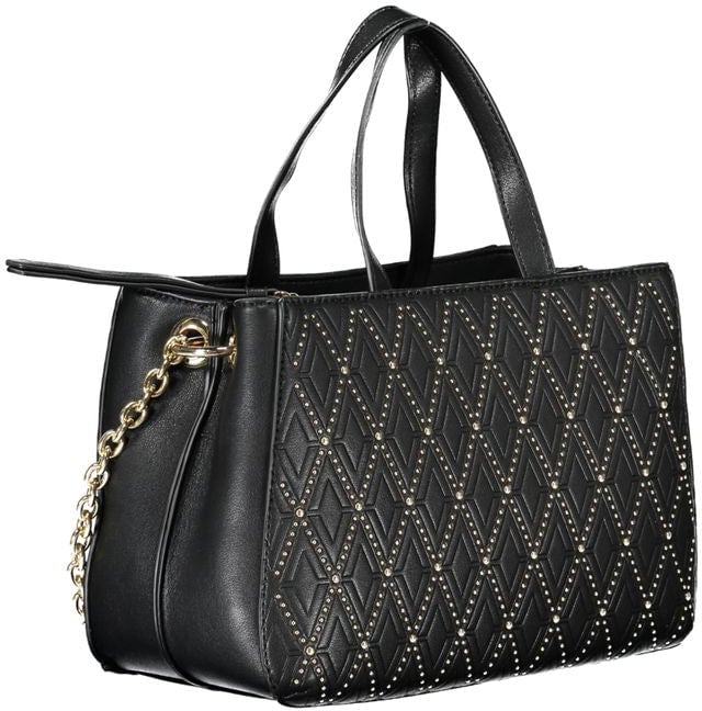 Valentino by Mario Valentino Mario Valentino Nero Polyurethane Women Handbag Zwart