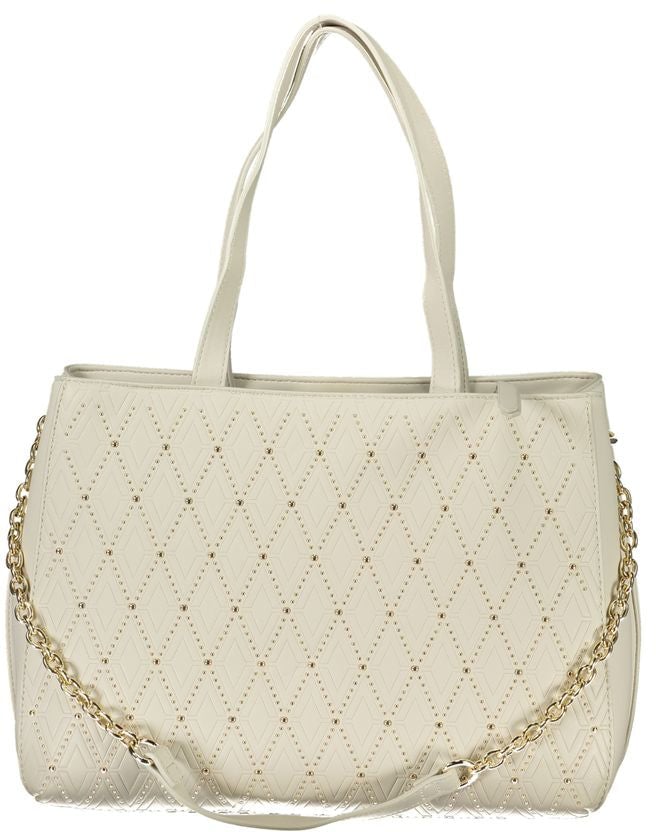 Valentino by Mario Valentino Mario Valentino Bianco Poliuretano Woman Handbag Zwart