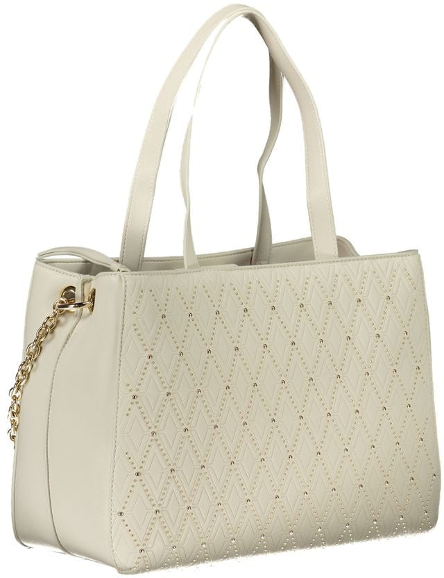 Valentino by Mario Valentino Mario Valentino Bianco Poliuretano Woman Handbag Zwart