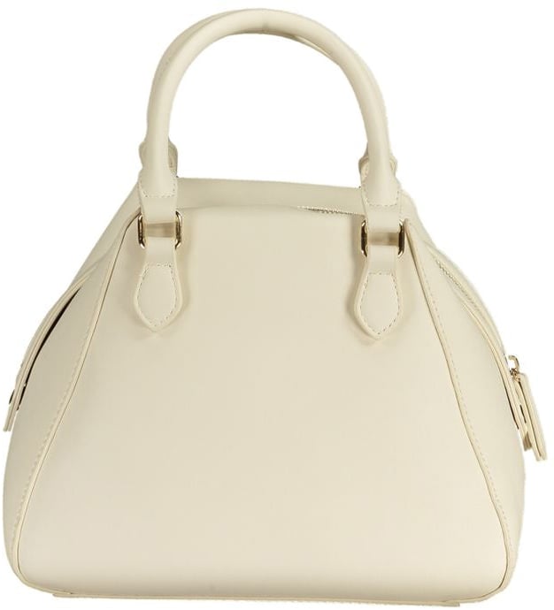 Valentino by Mario Valentino Mario Valentino Bianco Polyurethane Women's Bag with Handles and Shoulder Strap Roze