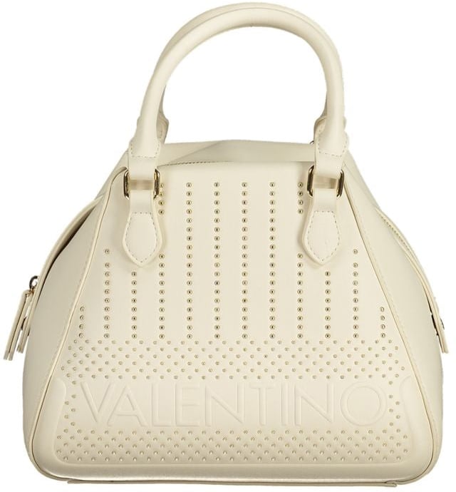 Valentino by Mario Valentino Mario Valentino Bianco Polyurethane Women's Bag with Handles and Shoulder Strap Roze