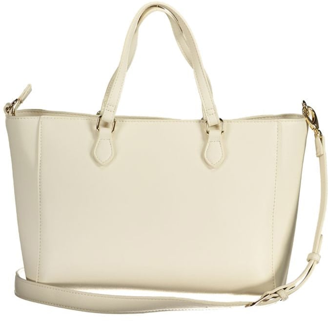 Valentino by Mario Valentino Mario Valentino White Polyurethane Womens Bag with Handles Roze