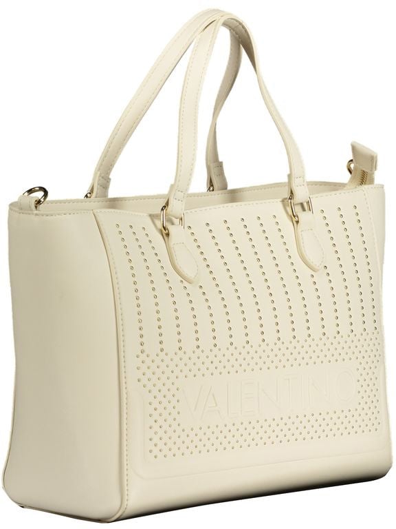 Valentino by Mario Valentino Mario Valentino White Polyurethane Womens Bag with Handles Roze