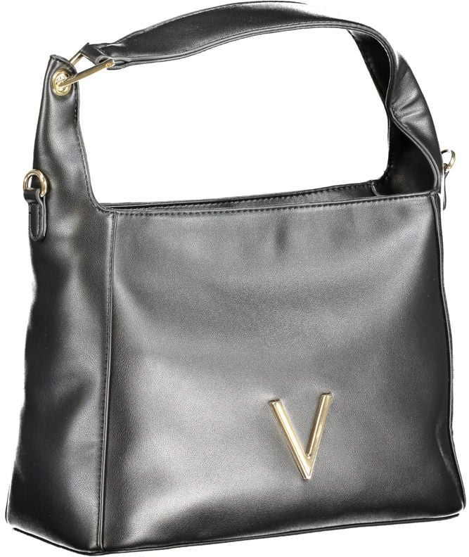 Valentino by Mario Valentino Mario Valentino Nero Polyurethane Women's Bag Zwart