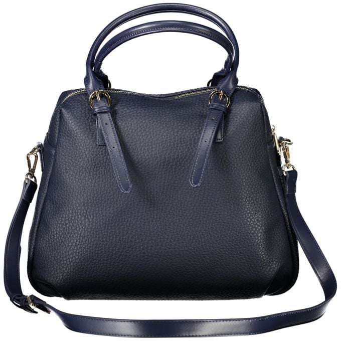 Valentino by Mario Valentino Mario Valentino Blue Polyurethane Women Handbag Beige