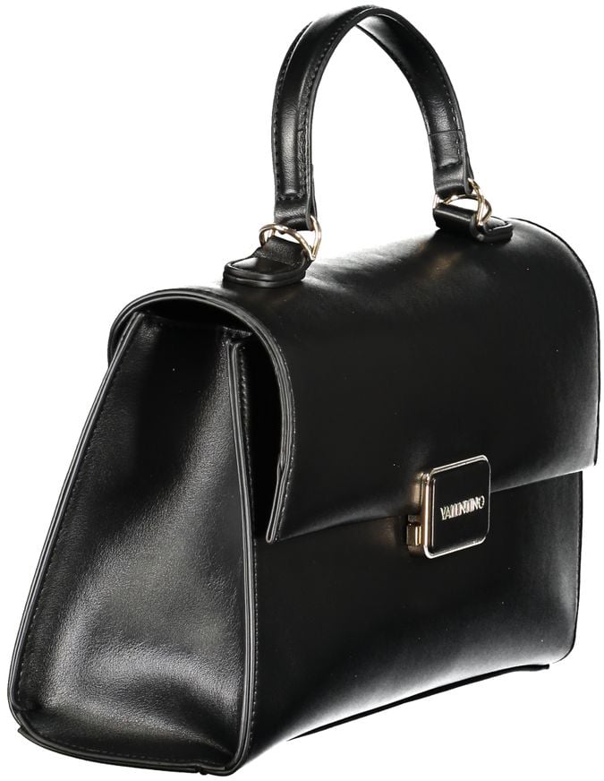 Valentino by Mario Valentino Mario Valentino Nero Polyurethane Women's Handbag Zwart