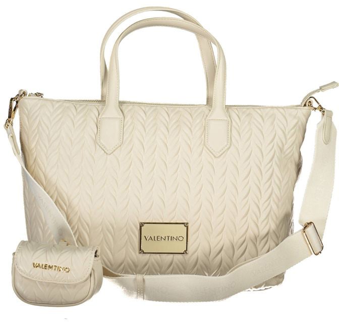 Valentino by Mario Valentino Mario Valentino White Polyurethane Women's Bag Rood