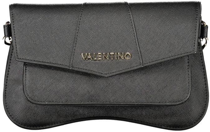 Valentino by Mario Valentino Mario Valentino Black Polyurethane Women Handbag Zwart