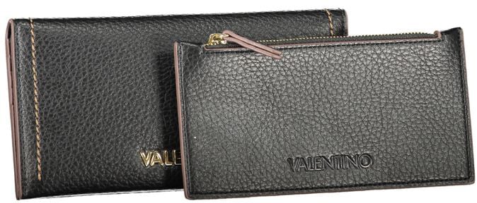Valentino by Mario Valentino Mario Valentino Nero Poliuretano Women Wallet Zwart