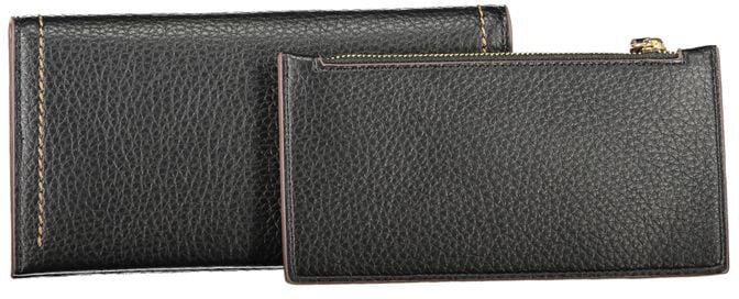 Valentino by Mario Valentino Mario Valentino Nero Poliuretano Women Wallet Zwart
