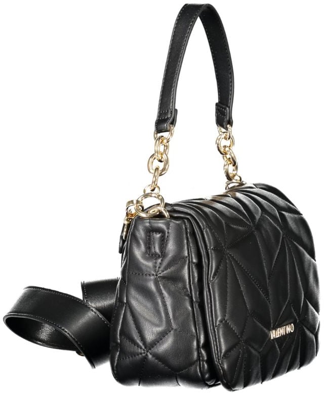 Valentino by Mario Valentino Mario Valentino Nero Poliuretano Women Shoulder Bag Zwart