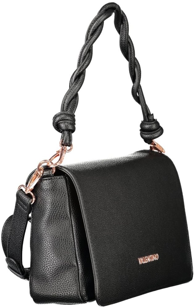 Valentino by Mario Valentino Mario Valentino Nero Polyurethane Women Handbag Zwart