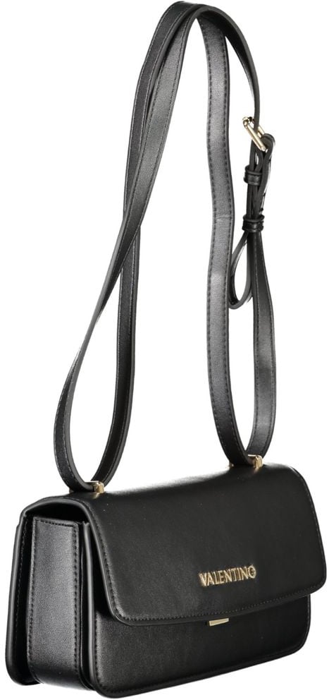 Valentino by Mario Valentino Mario Valentino Nero Polyurethane Women's Bag Zwart