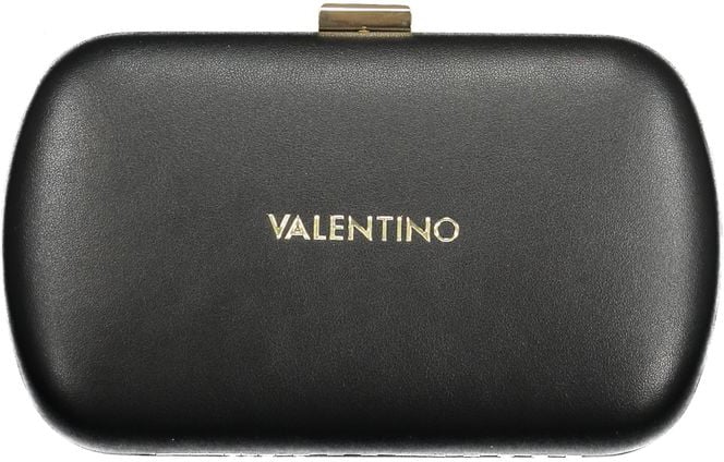 Valentino by Mario Valentino Mario Valentino Black Polyurethane Women Handbag Zwart