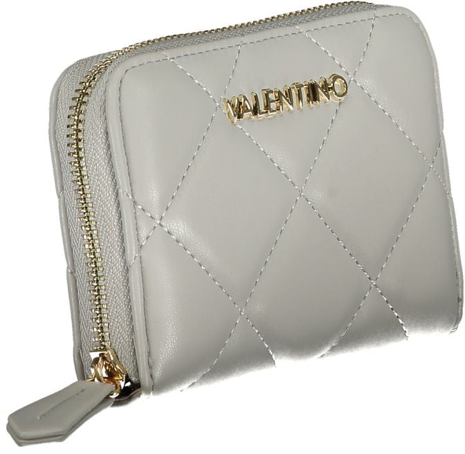 Valentino by Mario Valentino Mario Valentino Gray Polyurethane Women's Wallet Grijs