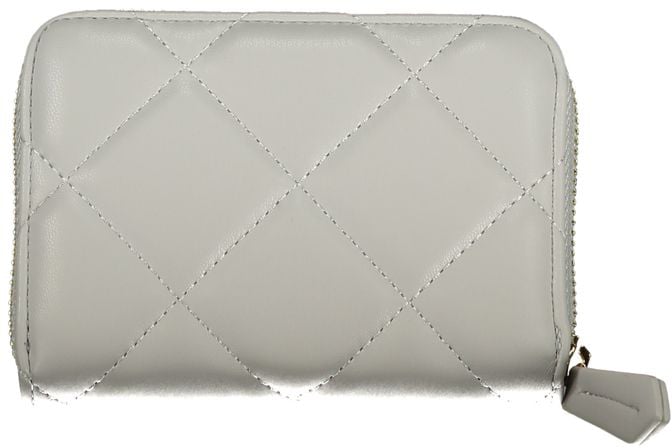 Valentino by Mario Valentino Mario Valentino Gray Polyurethane Women's Wallet Grijs