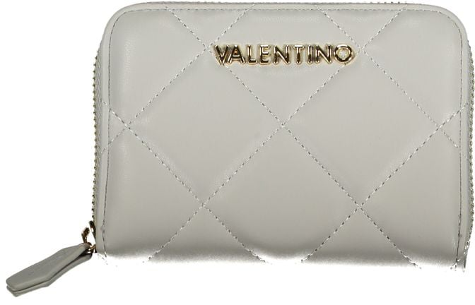 Valentino by Mario Valentino Mario Valentino Gray Polyurethane Women's Wallet Grijs